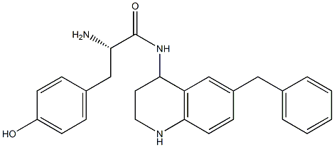  4-tyrosylamido-6-benzyl-1,2,3,4 tetrahydroquinoline