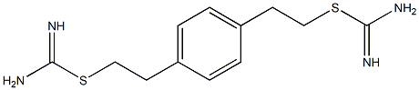 S,S'-1,4-phenylene-bis(1,2-ethanediyl)bis-isothiourea 结构式