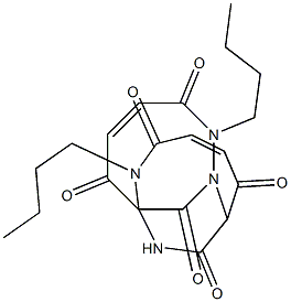 3,6-bis(N-fumaryl-N(n-butyl)amino)-2,5-diketopiperazine Structure