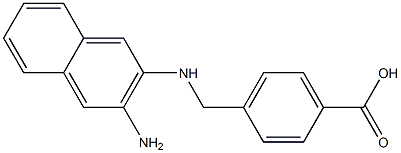 4-((3-amino-2-naphthyl)aminomethyl)benzoic acid