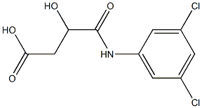 N-(3,5-dichlorophenyl)-3-hydroxysuccinamic acid,,结构式