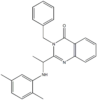 3-benzyl-2-(1-(2,5-xylidino)ethyl)quinazolin-4(3H)-one
