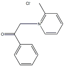 1-phenacyl-2-methylpyridinium chloride,,结构式