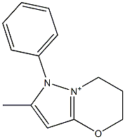 2-methyl-1-phenyl-6,7-dihydro-1H,5H-pyrazolo(5,1-b)(1,3)oxazin-8-ium