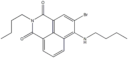 3-bromo-N-butyl-4-butylamino-1,8-naphthalendicarboximide