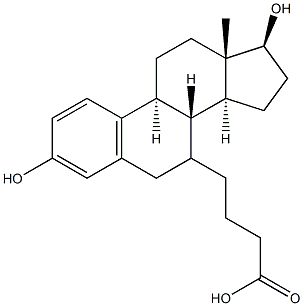 7-(3'-carboxypropyl)estradiol Struktur