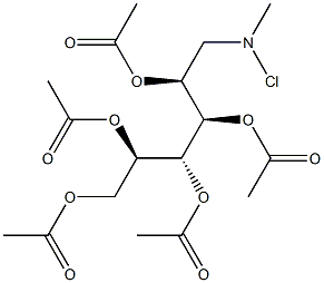  penta-O-acetyl-N-chloro-N-methylglucamine