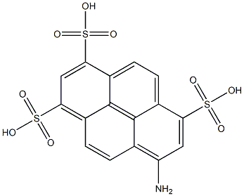 8-aminopyrene-1,3,6-trisulfonic acid 结构式