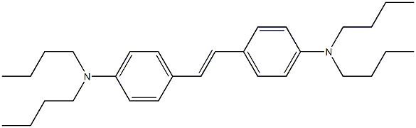 4,4'-bis(di-n-butylamino)stilbene,,结构式