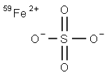 FerrousSulfate[59Fe] Structure