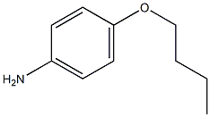PARA-N-BUTOXYANILINE 结构式