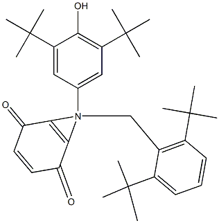 N-(4'-HYDROXY-3',5'-DI-TERT-BUTYLPHENYL)-2,6-DI-TERT-BUTYLBENZIMINOQUINONE Structure