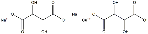 COPPERSODIUMTARTRATE Structure