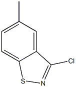 5-METHYL-3-CHLOROBENZISOTHIAZOLE Struktur