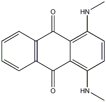 1-METHYLAMINO-4-METHYLAMINO-ANTHRAQUINONE Struktur