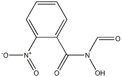 N-FORMYLNITROPHENYLHYDROXAMICACID 化学構造式