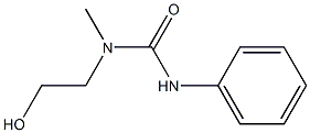 N-METHYL-N-(2-HYDROXY)ETHYL-N'-PHENYLUREA 化学構造式