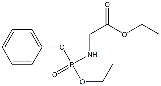 N-(エトキシフェノキシホスフィニル)グリシンエチル 化学構造式