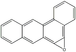 BENZANTHRACENE-5,6-EPOXIDE Structure