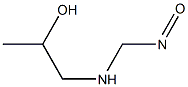 NITROSOMETHYL-2-HYDROXYPROPYLAMINE Structure