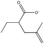 2-METHALLYLBUTYRATE 化学構造式