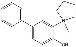 3-PYRROLIDINO-N-METHYL-4-HYDROXYBIPHENYL