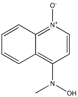 QUINOLINE,4-(N-HYDROXY-N-METHYLAMINO)-,1-OXIDE Structure