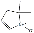 5,5-DIMETHYLPYRROLINE-N-OXIDE 结构式