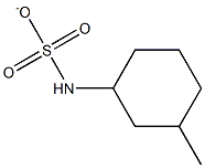 3-METHYLCYCLOHEXYLSULPHAMATE Structure