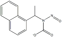 N-NITROSO-1-NAPHTHYL-N-ETHYLCARBAMATE 化学構造式