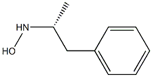 R(+)-N-HYDROXY-1-PHENYL-2-PROPANAMINE 化学構造式