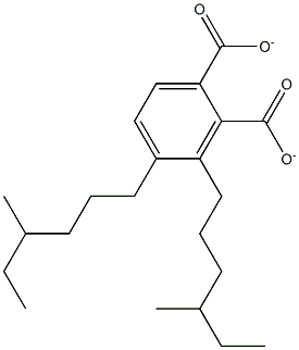 DI(4-METHYLHEXYL)PHTHALATE 结构式