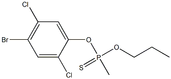 O-(2,5-DICHLORO-4-BROMOPHENYL)O-PROPYLMETHYLPHOSPHONOTHIONATE