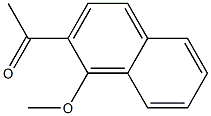 ACETYLMETHOXYNAPHTHALENE Structure