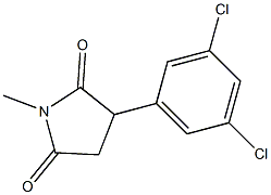 2-(3,5-DICHLOROPHENYL)-N-METHYLSUCCINIMIDE 化学構造式