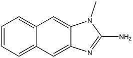 2-AMINO-1-METHYLNAPHTHO[2,3-D]IMIDAZOLE 结构式