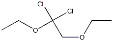 DICHLORO-1,2-DIETHOXYETHANE 化学構造式