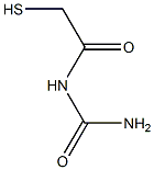 N-(MERCAPTOACETYL)-UREA,,结构式