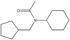 N-ACETYL-4-CYCLOPENTYLMETHYLCYCLOHEXYLAMINE,,结构式