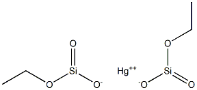 ETHYLMERCURYSILICATE Struktur