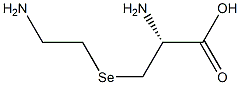 3-[(2-AMINOETHYL)SELENYL]ALANINE 结构式