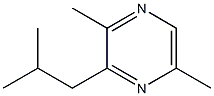 2-ISOBUTYL-3,6-DIMETHYLPYRAZINE 结构式