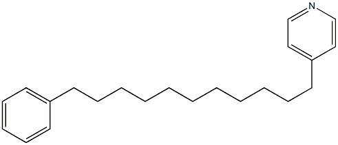4-(11-フェニルウンデシル)ピリジン 化学構造式