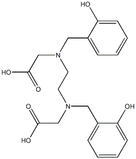 N,N'-BIS(ORTHO-HYDROXYBENZYL)ETHYLENEDIAMINE-N,N'-DIACETICACID,,结构式