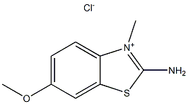  3-METHYL-6-METHOXY-2-AMINO-BENZOTHIAZOLIUMCHLORIDE