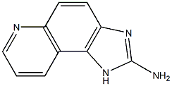 2-AMINOIMIDAZO(4,5-F)QUINOLINE Structure