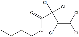 2,2,3,4,4-PENTACHLORO-3-BUTENOICACID,BUTYLESTER Structure
