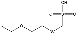 (2-ETHOXYETHYL)THIOMETHANESULPHONATE Struktur