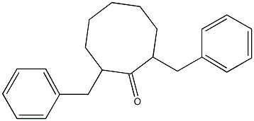 2,8-DIBENZYLCYCLOOCTANONE Struktur