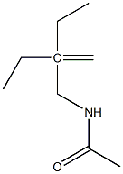 2,2-DIETHYLALLYLACETAMIDE 化学構造式